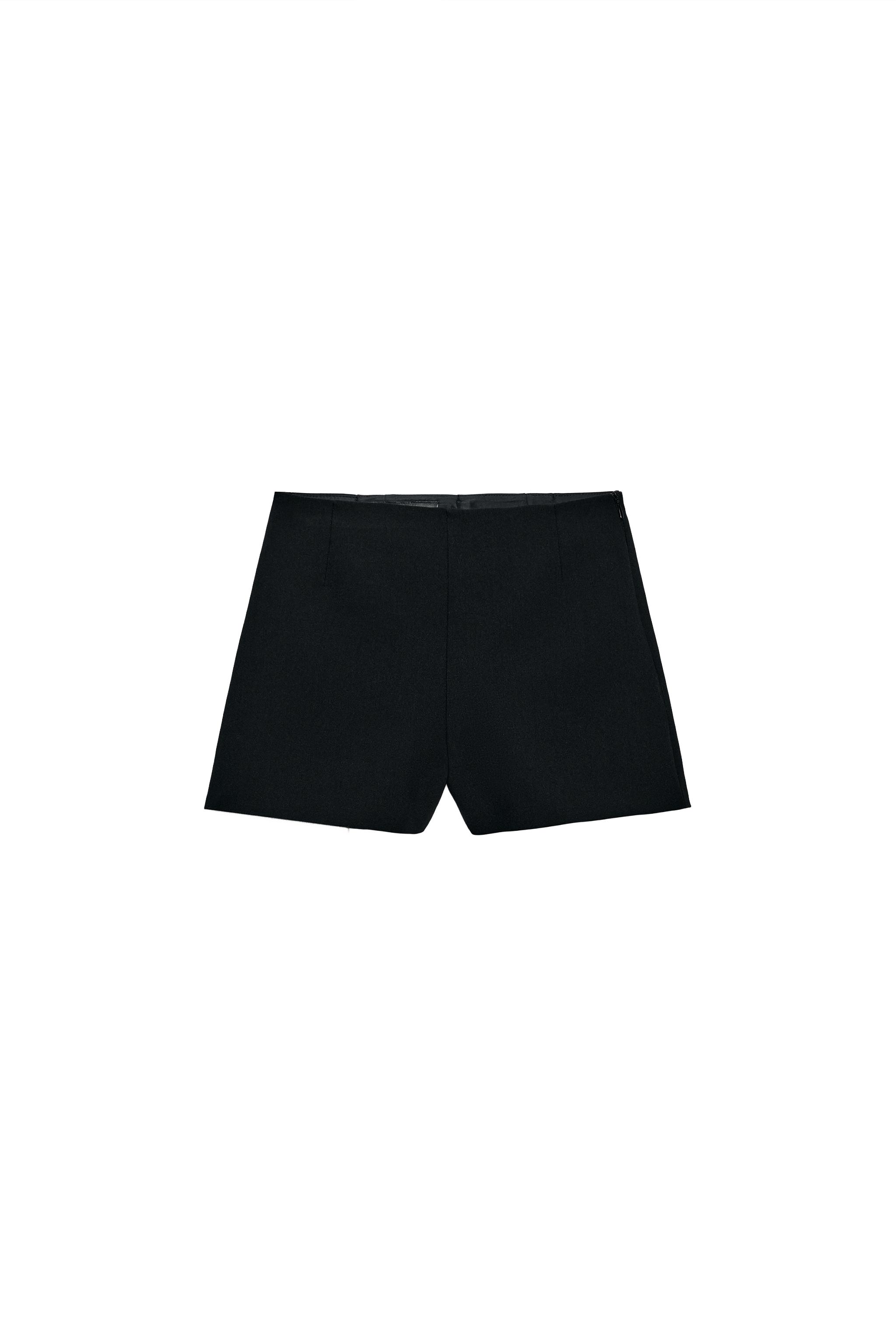 SHORT TAILLE HAUTE À POIS